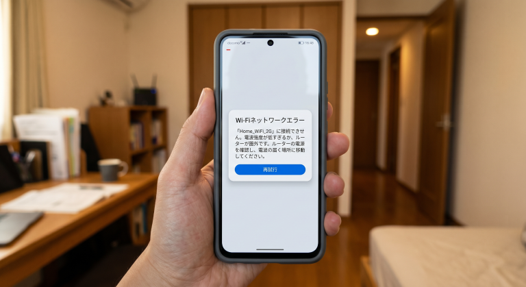 4LDKのマンションでスマホにWi-Fiの電波が入らない画像