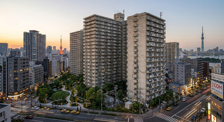 都内にあるVDSL導入大規模マンション